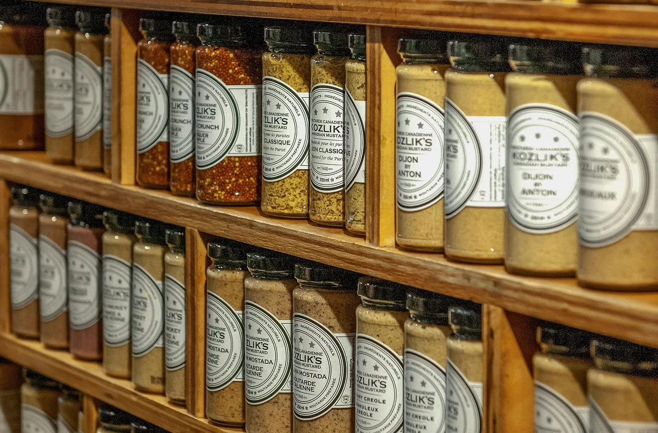 shelf, store, shop, canadian mustard, jars, brown shopping, brown shop, shelf, shelf, store, store, store, store, store, shop, jars, jars. Condiment brand case studies retail: what to ask