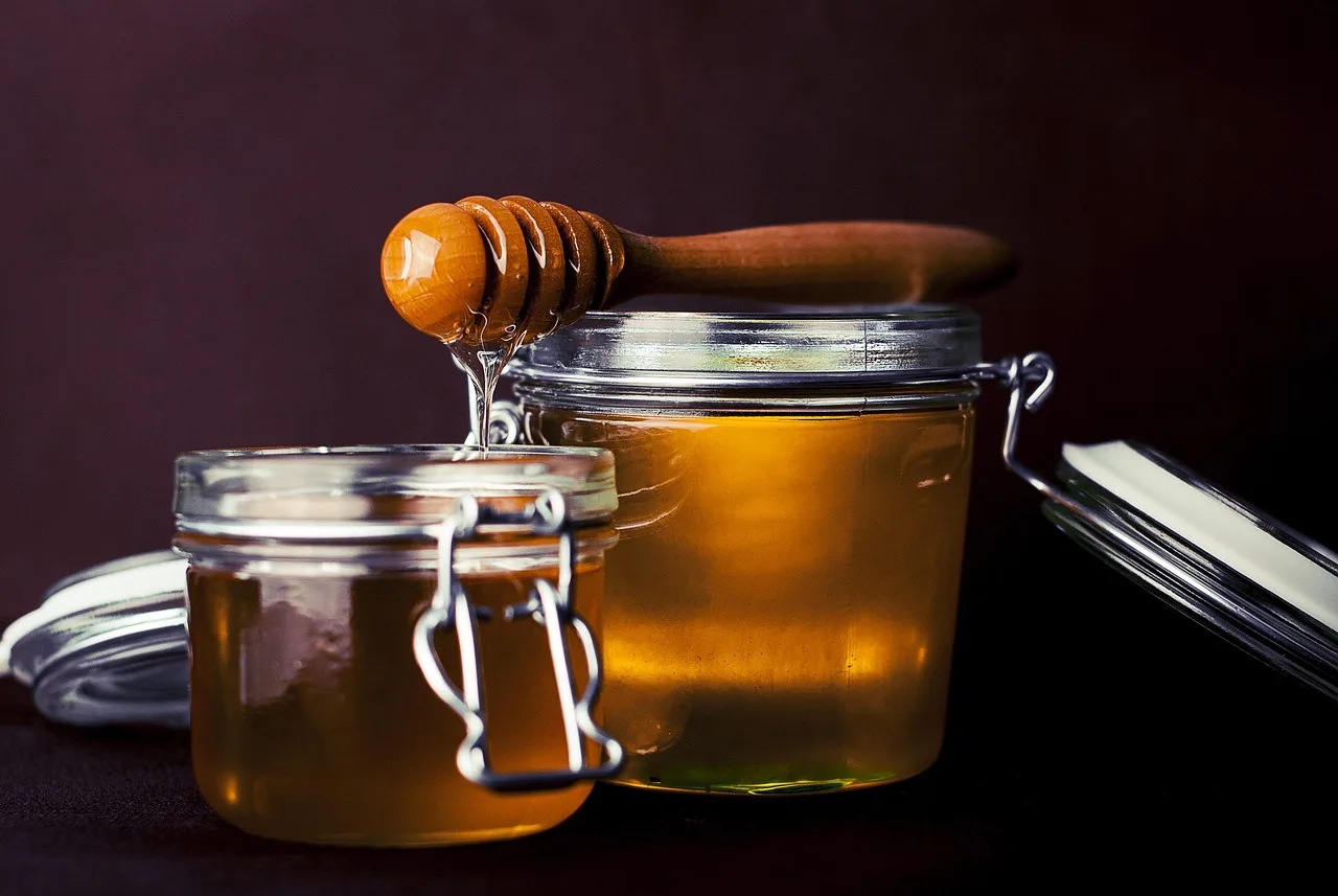 honey, jar, honey dipper, honey wand, honey spoon, container, glass jar, glass container, sweet, tasty, food, delicious, healthy, natural, organic, nutrition, honey, honey, honey, honey, honey. Condiment Product Development Storage: Study Design Overview