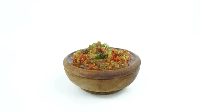 chili, onion sauce, condiment, spicy sauce, vegetables
