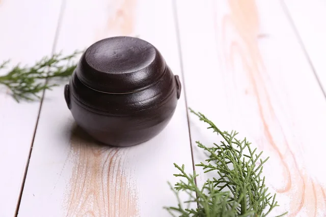 long poison, jar, traditional, republic of korea, autumn, hanok, pine, nature, roof tile, country, tree, white, traditional jar, kochujang, miso, soy sauce, storage container, bowl, jar props, only. Artisan Condiments How To: Six Jars in Tasting Order