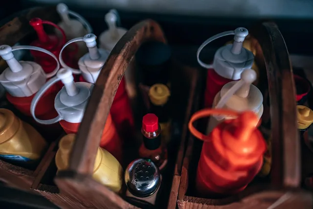 assortment, bottles, box, close-up, collection, colorful, condiment, container, cuisine, food, gourmet, ingredient, kitchen, mix, natural, red, rustic, seasoning, set, spice, storage, tray, variety, vintage, wooden. How condiment subscription boxes work, and the questions to ask before you subscribe